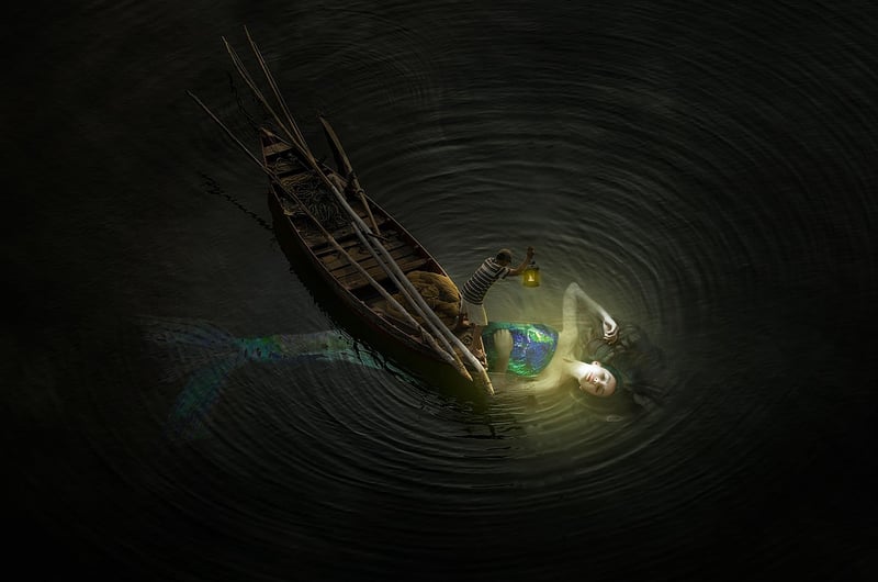 Mermaid underwater